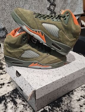 Nike Air Jordan 5 Retro "Olive" Mens Sz 8